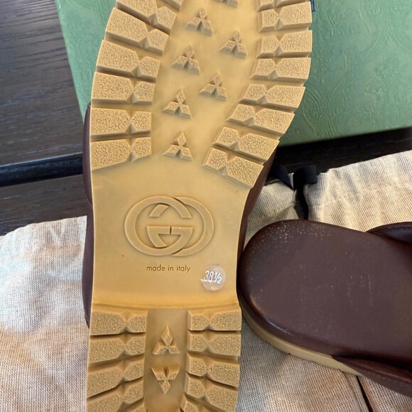 Gucci Horsebit Leather Mules – Women’s 8.5 (Burgundy Brown) - Picture 6 of 10